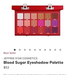 JEFFREE STAR COSMETICS Blood Sugar Eyeshadow Palette New!